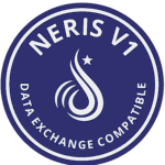 NERIS V1 certification seal indicating data exchange compatibility