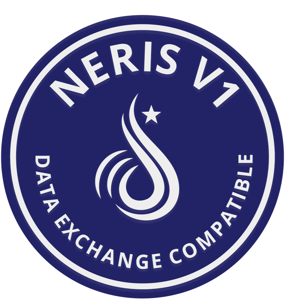 NERIS V1 certification seal indicating data exchange compatibility