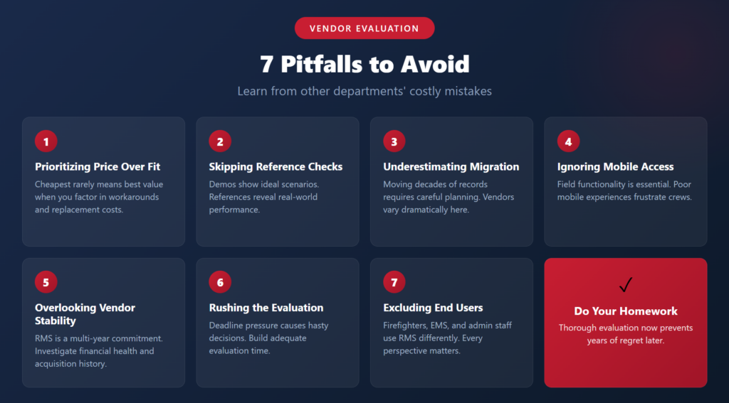 vendor evaluations 7 pitfalls to avoid 